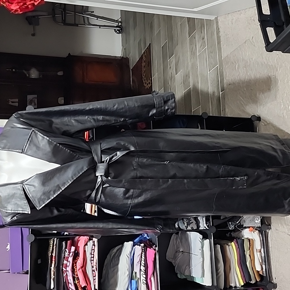 leather Trench Coat
